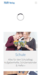 Mobile Screenshot of haefft-verlag.de